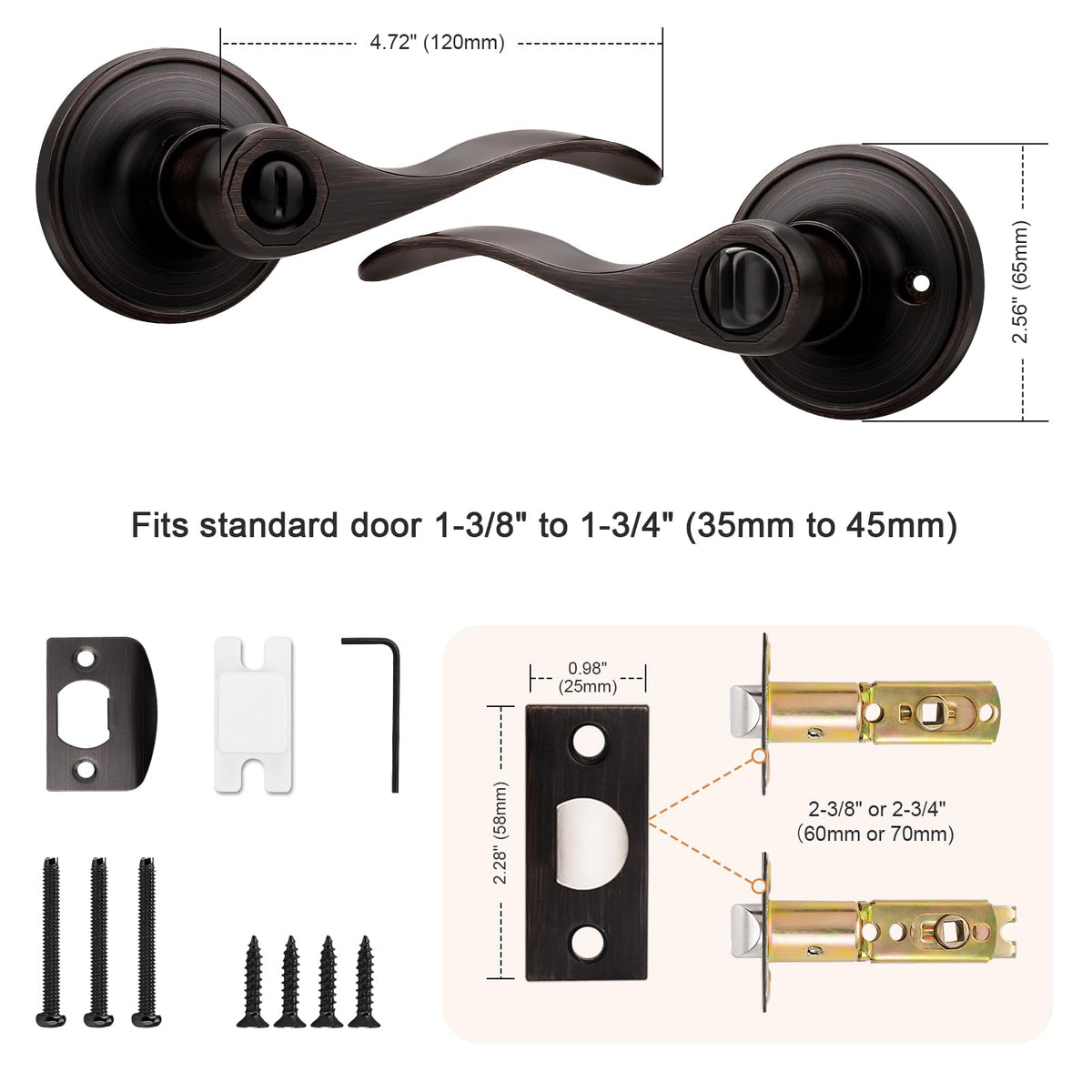 Probrico Easy Installation with hardware and template for quick setup