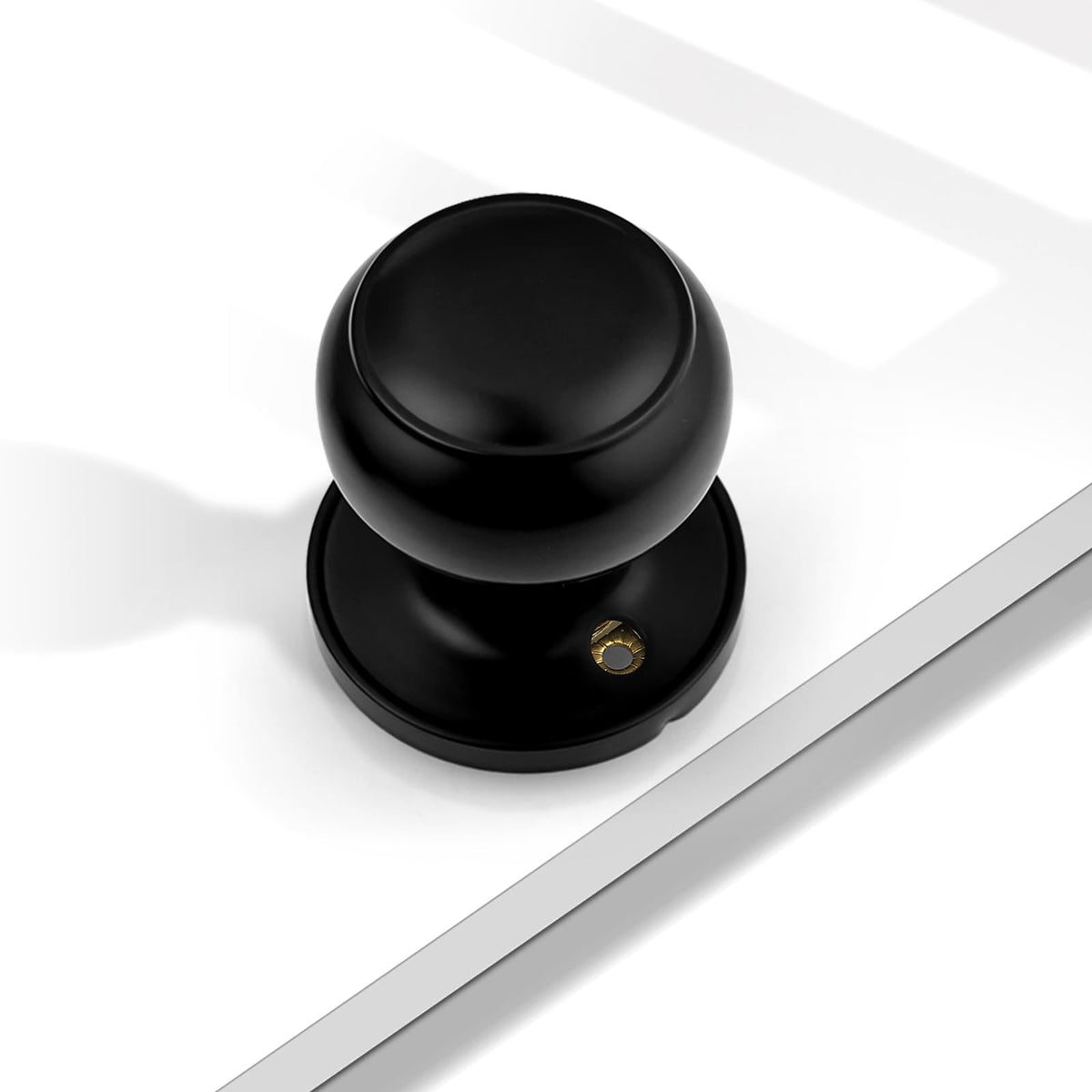 Probrico round rose design complements modern interiors on interior doorways.