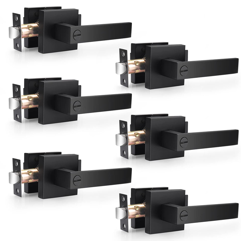 Probrico heavy-duty privacy lever on door for modern bedroom privacy