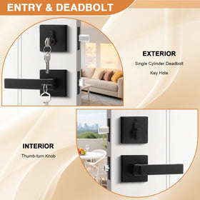 Probrico heavy-duty square backplate highlights durability for high-traffic entrances.