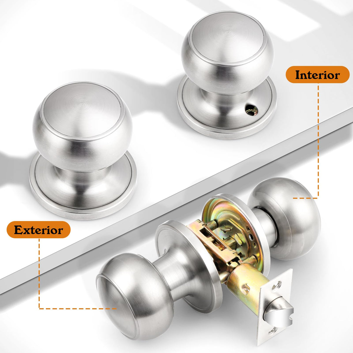 Probrico left-right handed compatibility demonstrated for both door directions