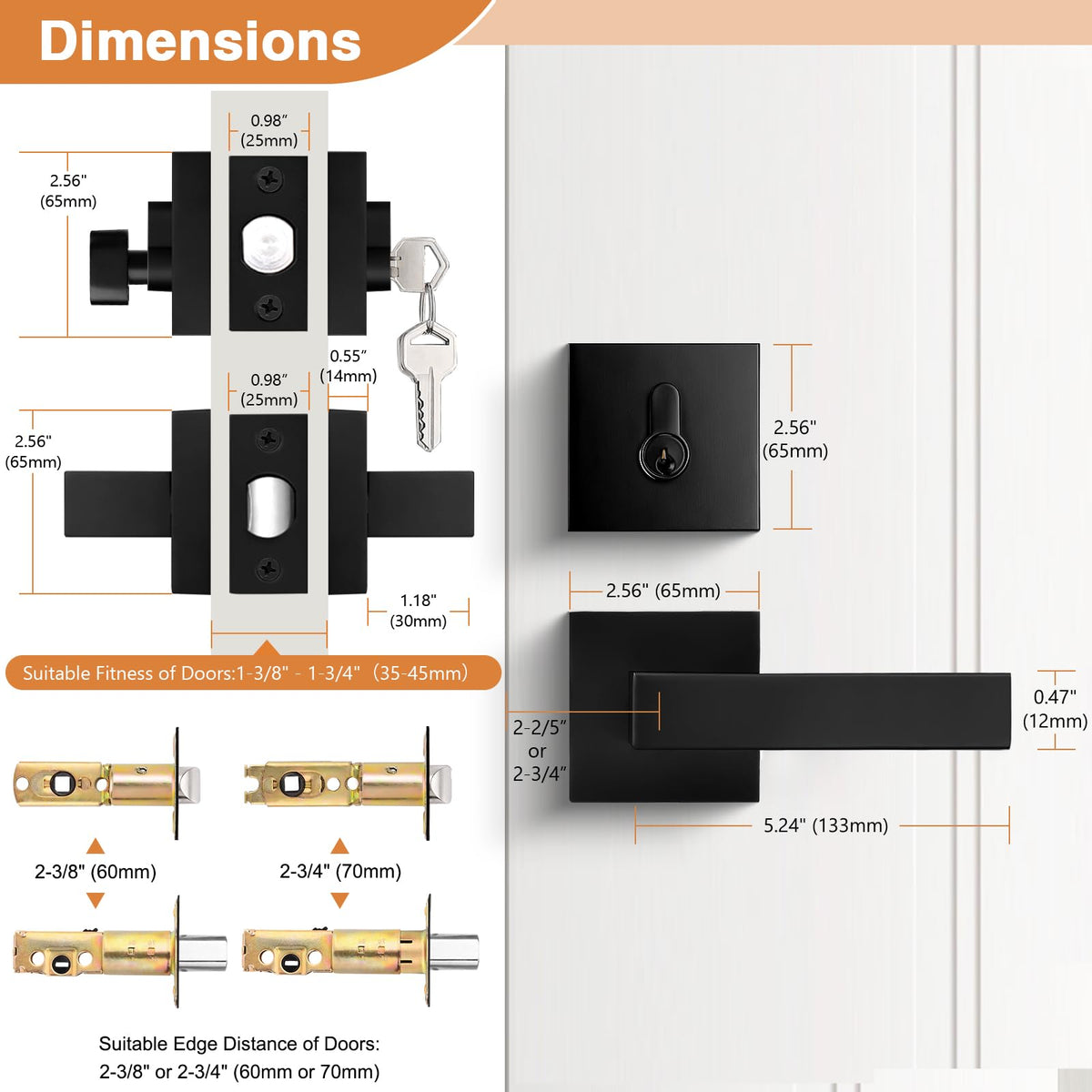 Probrico left-right handed compatibility supports versatile installation.