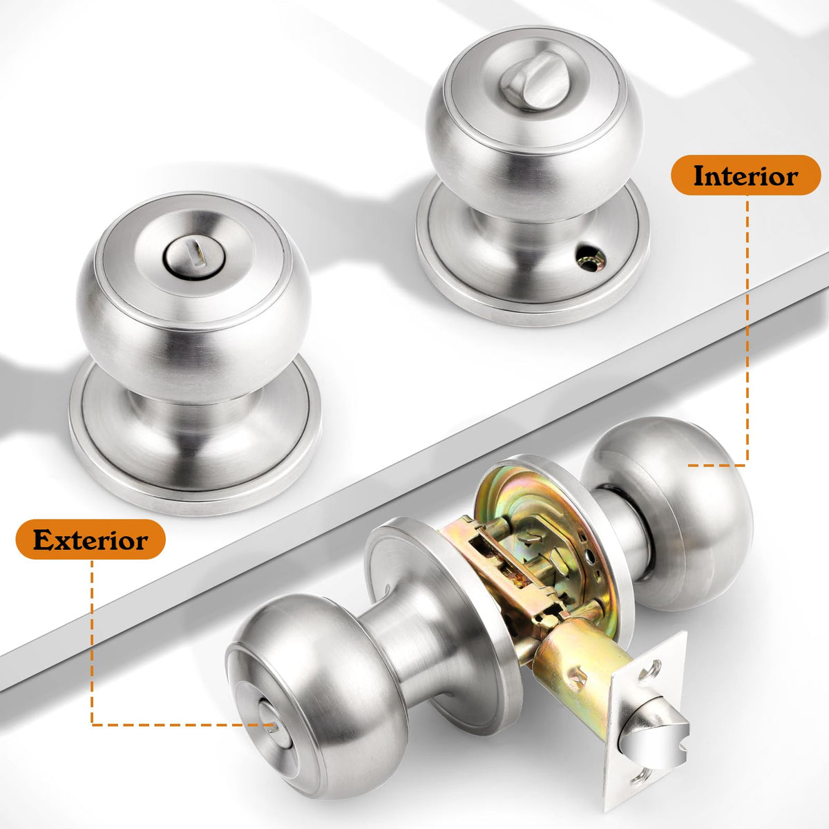 Probrico universal fit for left and right handed interior doors