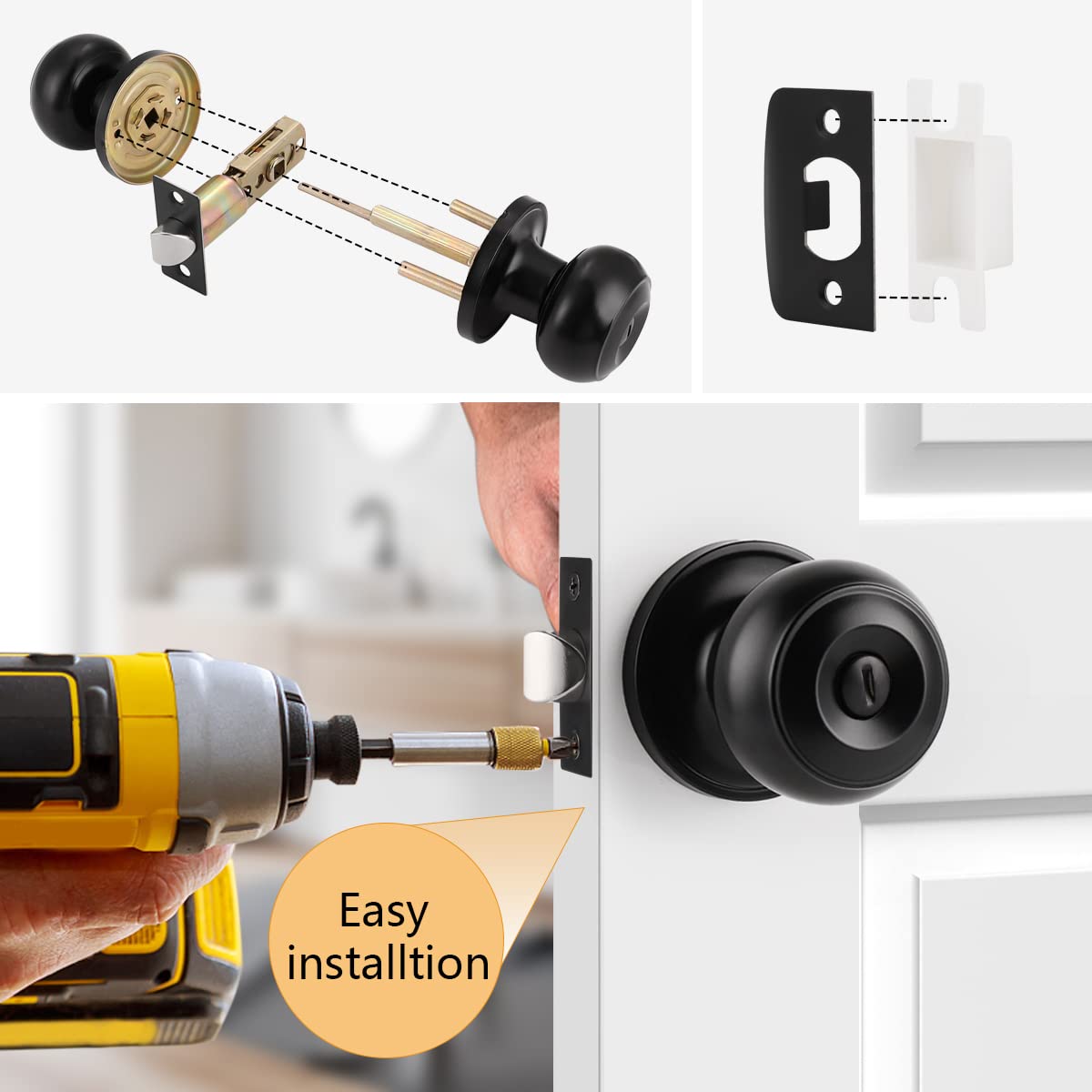 Probrico rounded ball handle provides comfortable grip.