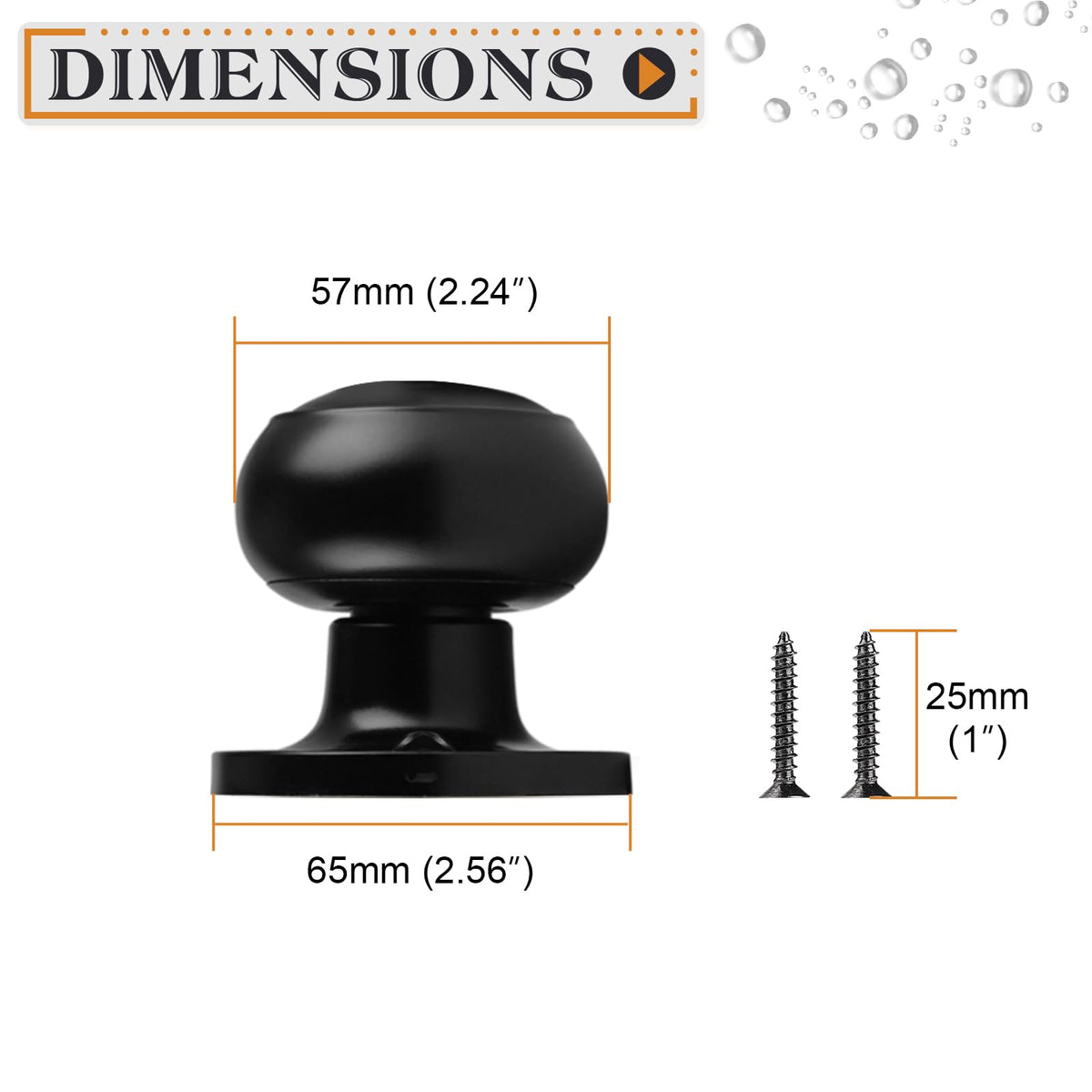 Probrico knob with metal chassis ensures durable interior doors and long-lasting performance.