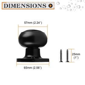 Probrico knob with metal chassis ensures durable interior doors and long-lasting performance.
