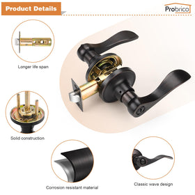Probrico Reversible Lever Design fits left or right doors