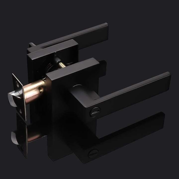 Probrico rosette and latch dimensions suit standard residential doors.