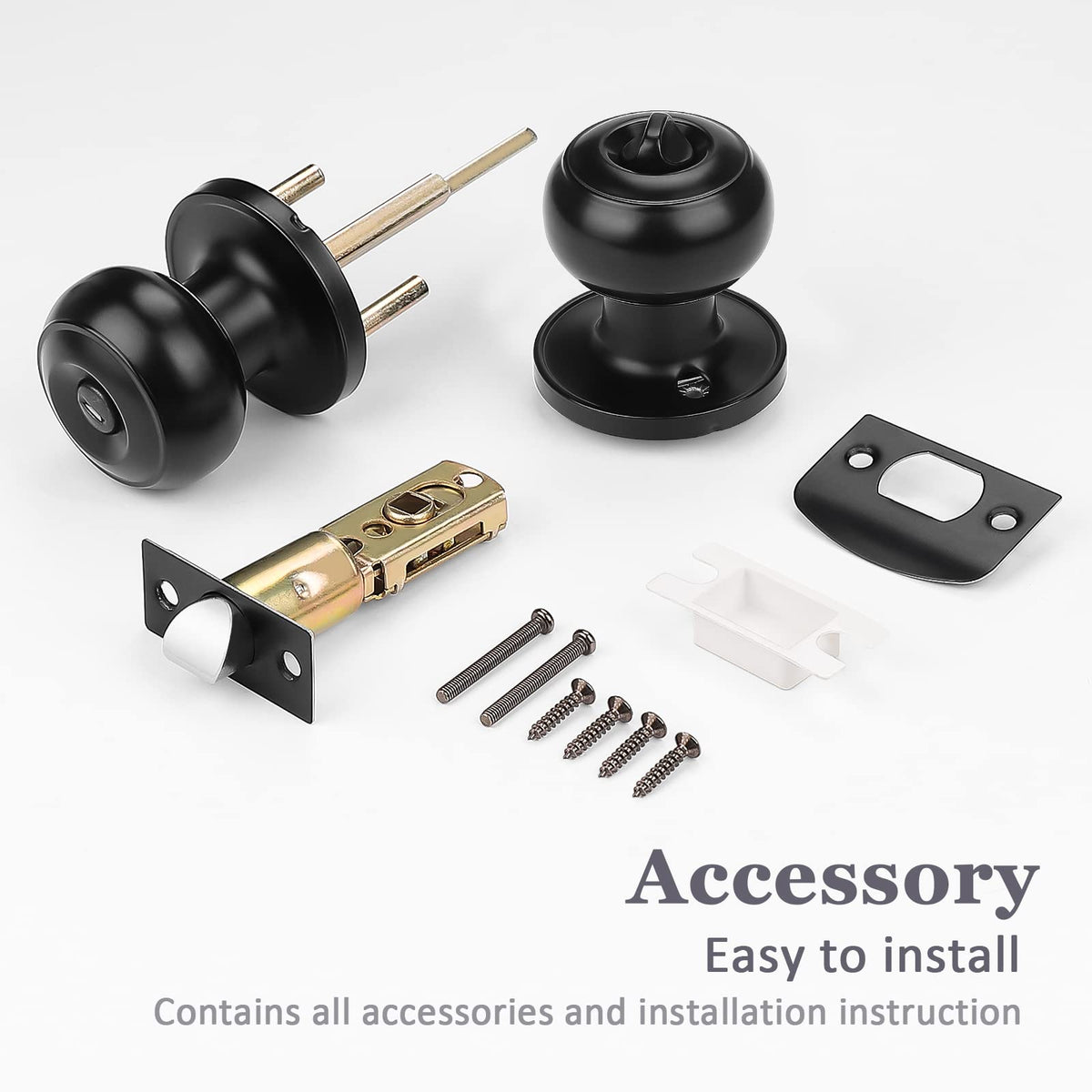 Probrico installation hardware included for quick setup
