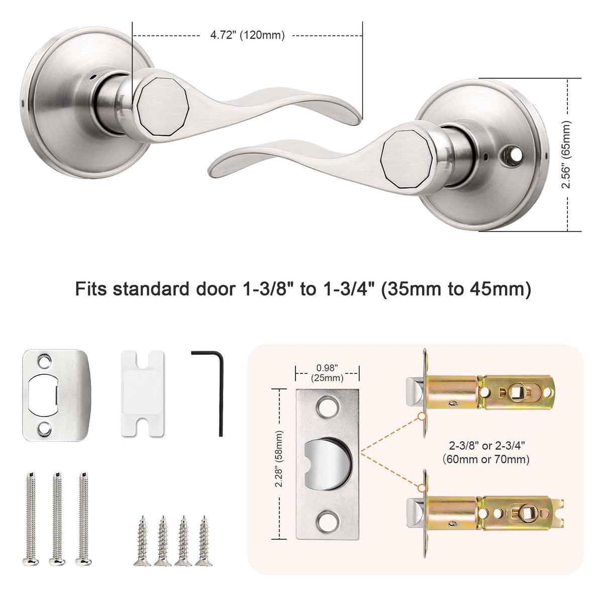Probrico hallway and closet application demonstrates durable, keyless interior access