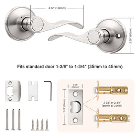 Probrico hallway and closet application demonstrates durable, keyless interior access