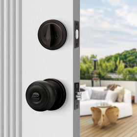 Probrico single-cylinder deadbolt in oil-rubbed bronze