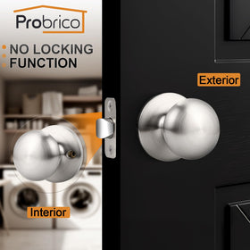 Probrico stainless steel body demonstrates durability for daily interior use.