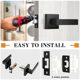 Probrico includes two strike plates for flexible installation.