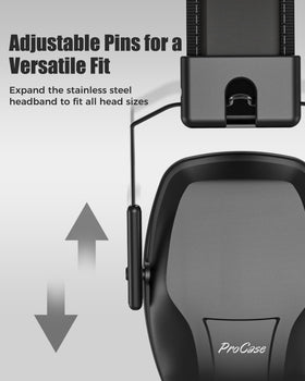 ProCase soft ear cups highlight comfort during long wear