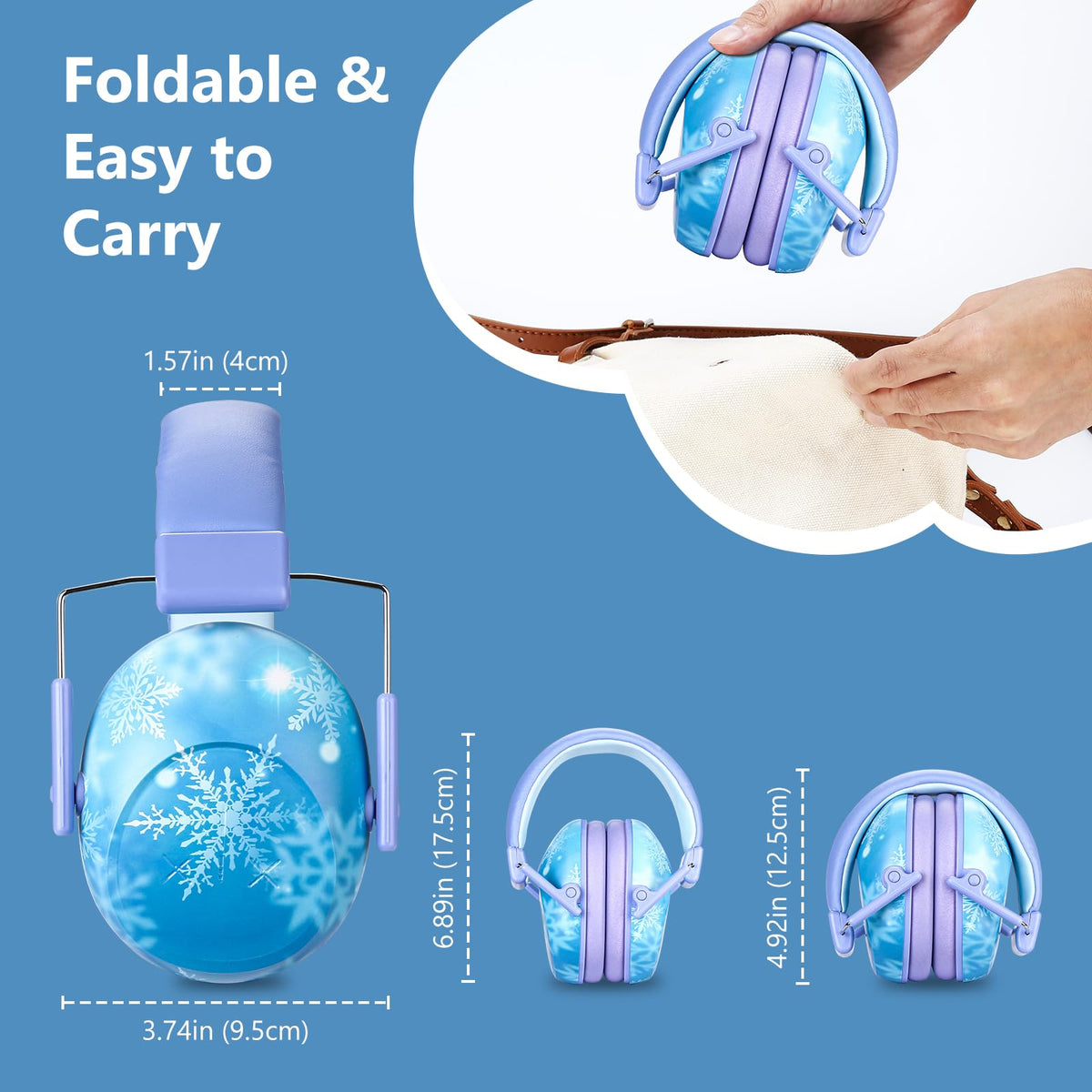 ProCase folding design stores compactly in a backpack.