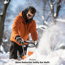 ProCase ear muffs lightweight design for extended, fatigue-free use.