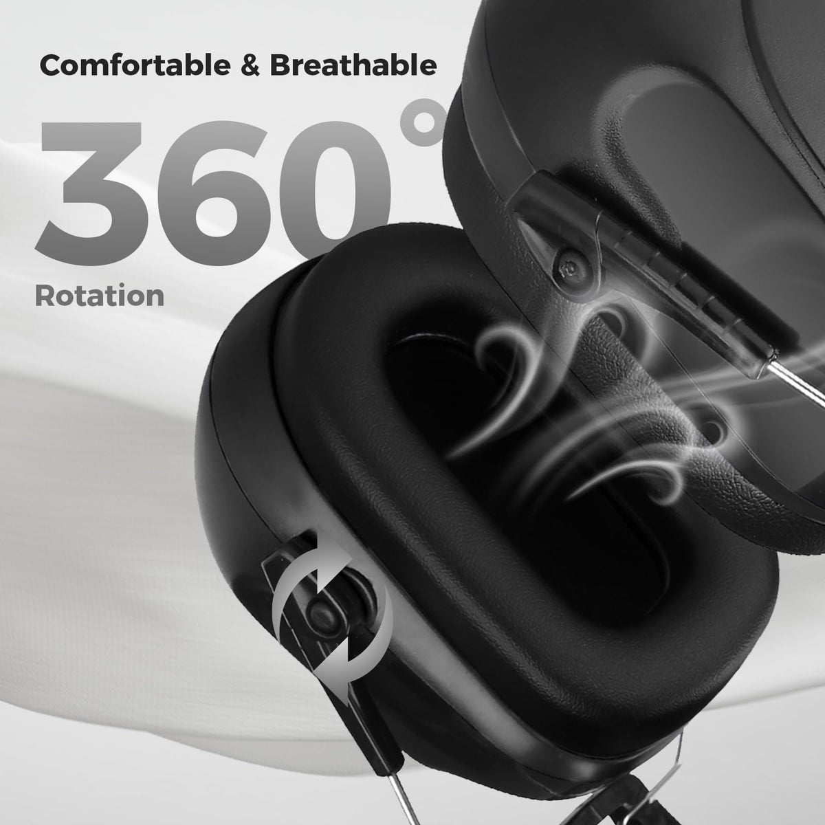 ProCase ear muffs folding design for easy storage