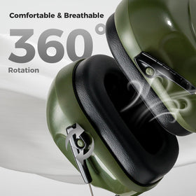 ProCase NRR 28dB and ANSI S3.19 certification indicate strong noise attenuation.