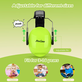 Soft ear cushions with 360-degree rotatable cups provide comfort.