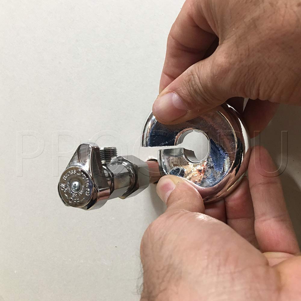 PROCURU CTS 1/2in size label confirms correct pipe fit around copper or PEX.