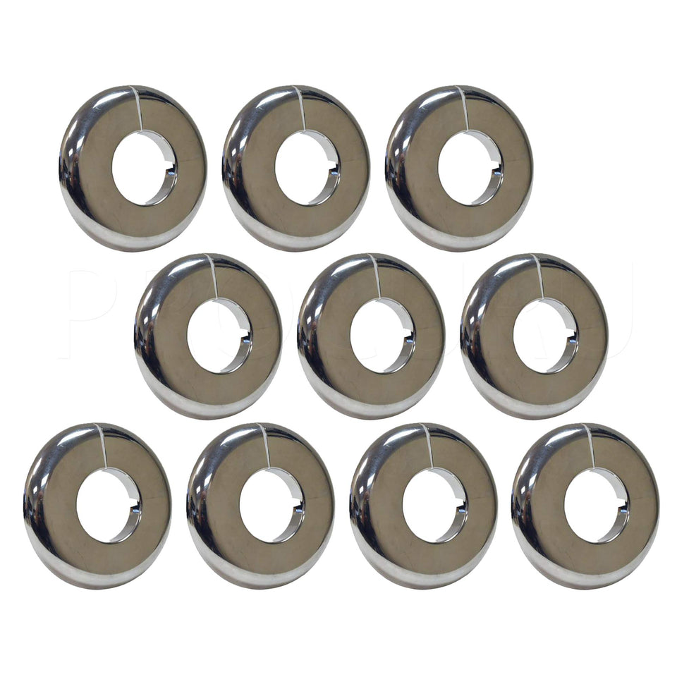 PROCURU escutcheon chrome front view shows a sleek hidden-gap cover.