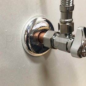 PROCURU lightweight plastic escutcheon demonstrates easy handling and retrofit capability.