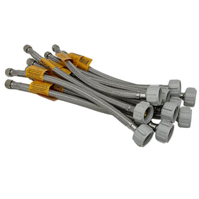 procuru toilet connector with braided stainless steel for durable, leak-resistant water supply.