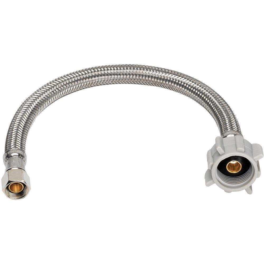 flexible 12-inch line enables easy installation without tools.
