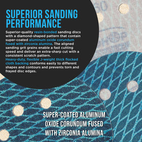 ProductionShop 8-hole design enhances cooling and reduces loading for longer disc life.