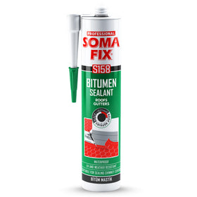 Professional Soma Fix roof sealant bottle for durable waterproof sealing on roofs.