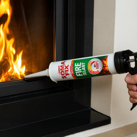 Professional Soma Fix cement patching oven cracks for heat resistance.