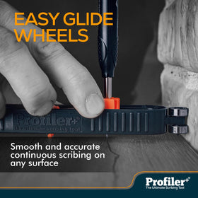 Profiler+ Reversible pencil holder enables flexible marking workflows.