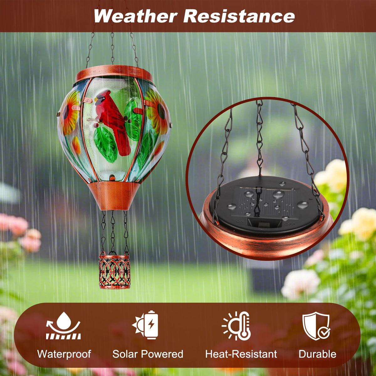 Profinella eco-friendly solar light powered by daytime sun
