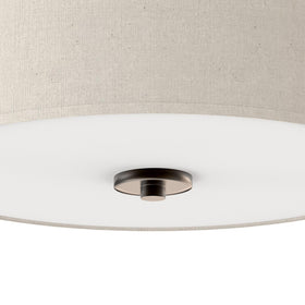 Progress Lighting Inspire P3713-20 antique bronze canopy with decorative knob adds classic detail
