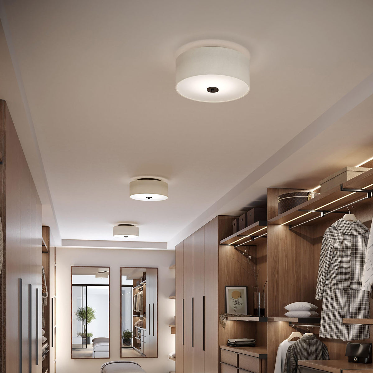 Progress Lighting Inspire P3713-20 two-bulb setup supports dimmable LEDs for customizable brightness