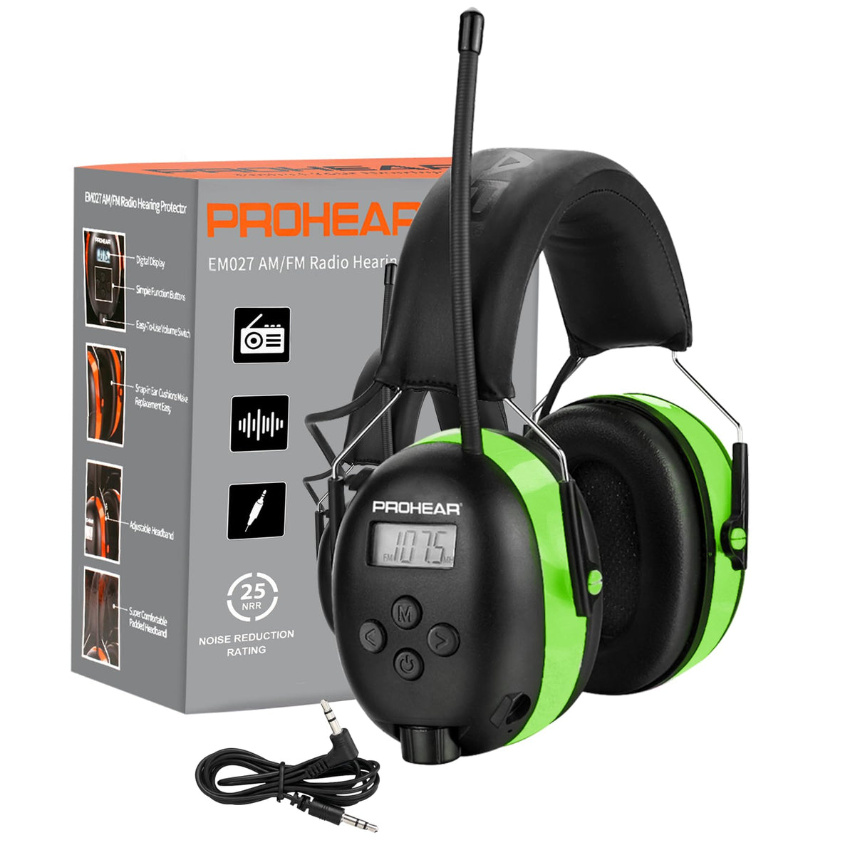 PROHEAR 027 with LCD display for easy on-site tuning