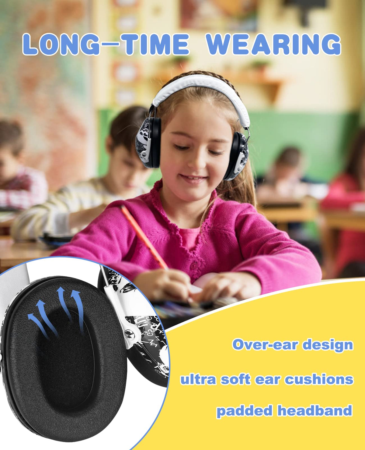 PROHEAR 032 360° rotatable cups adapt to kid movement