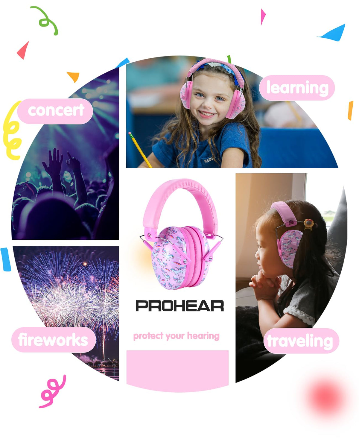PROHEAR 032 travel bag included for easy on-the-go protection.