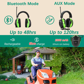 PROHEAR 033 2000mAh battery powers long use between charges.
