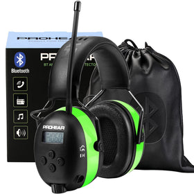 PROHEAR 033 Bluetooth headphones front view with a comfortable headband for all-day wear.