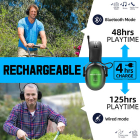 PROHEAR 033 FM/AM radio for live updates during outdoor tasks.