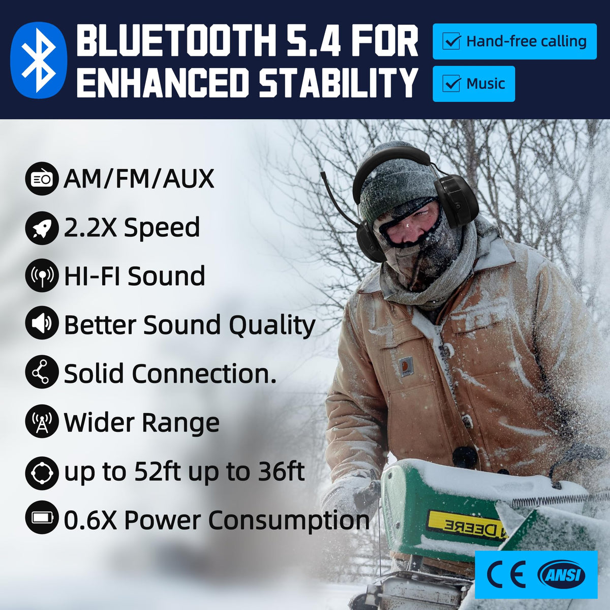 PROHEAR 033 lightweight earmuffs with soft pads for all-day comfort.