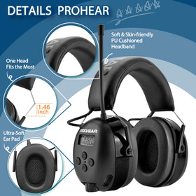 PROHEAR 033 mowing-use scenario for outdoor listening.