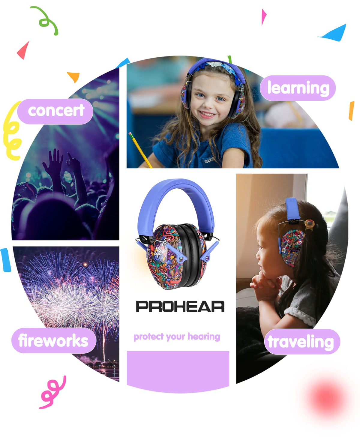 ANSI and CE EN 352-1 compliant earmuffs for reliable protection