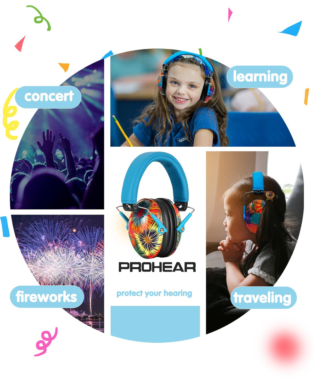 PROHEAR 032 ANSI S3.19 and CE EN 352-1 certified safety.
