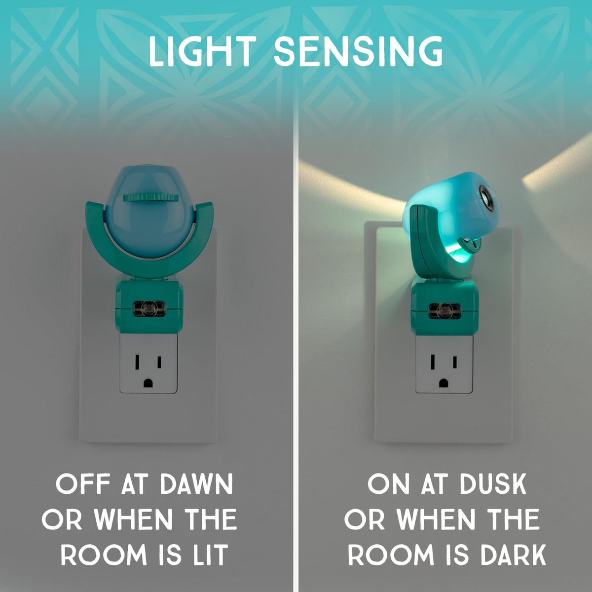 Projectables Moana night light projects Maui artwork on wall for playful nighttime adventure.
