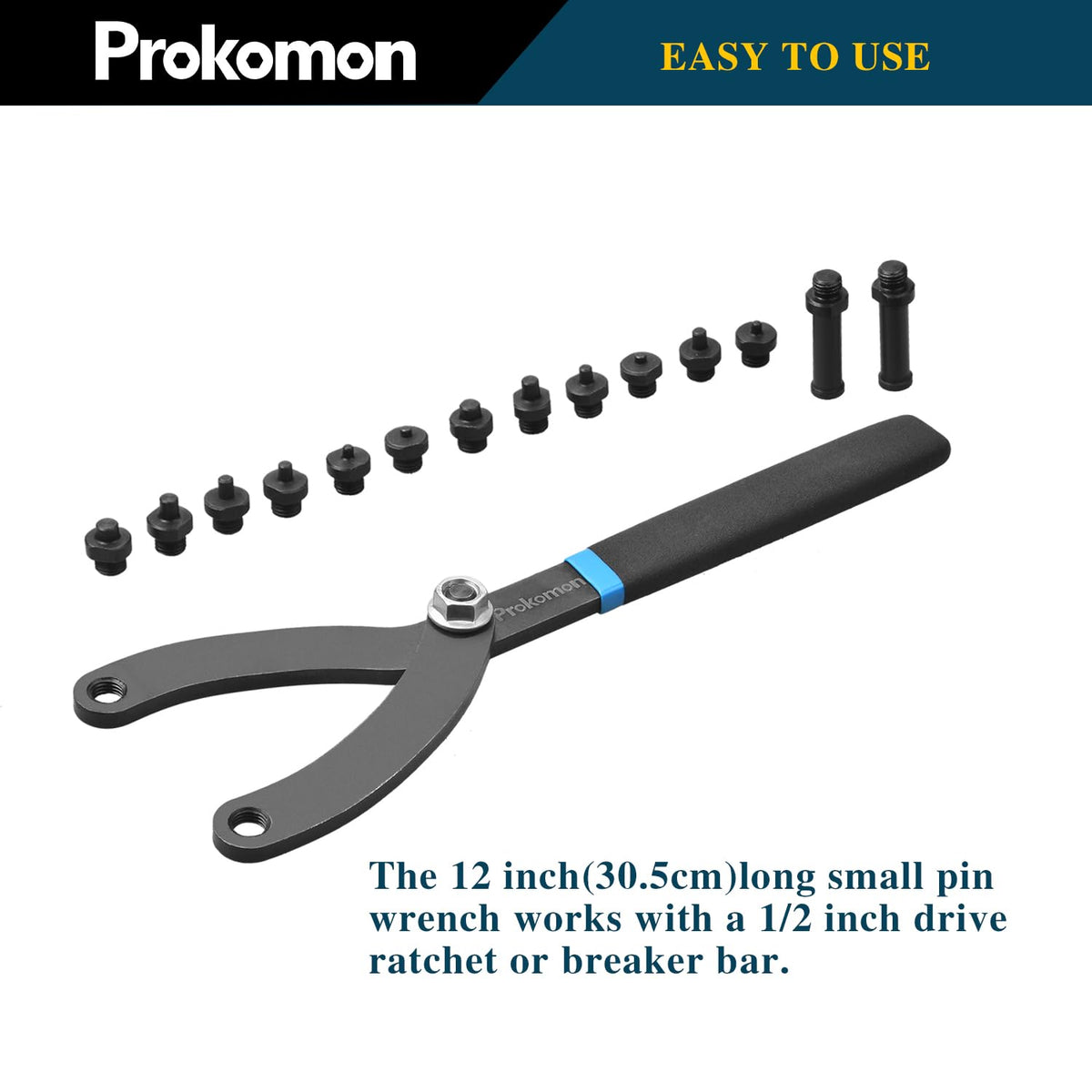 Prokomon durable steel construction ensures strength and corrosion resistance.
