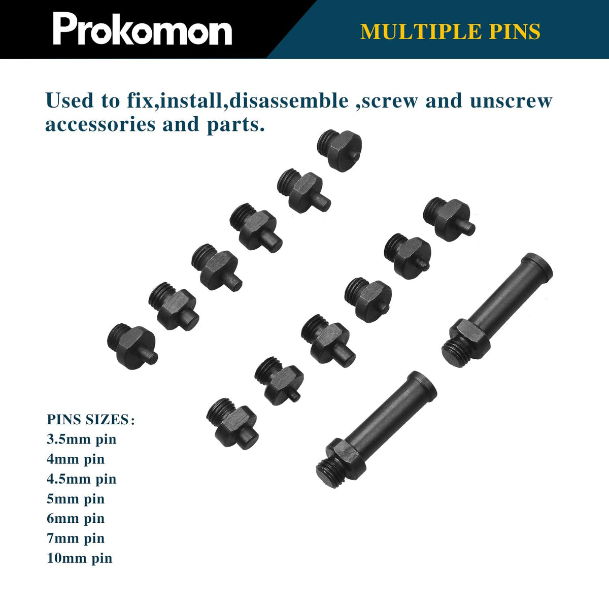 Prokomon storage case keeps the set organized and portable.