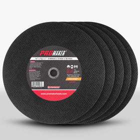 Promaker 14in cut-off wheel for metal iron offers clean, durable cuts